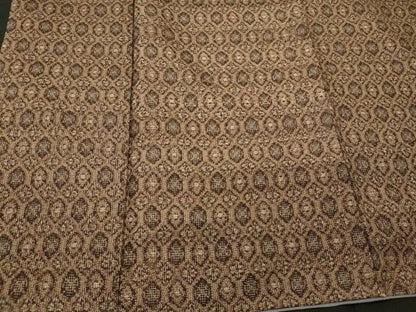 平和屋着物■上質な小紋　菱文　正絹　逸品　CABI1812oy