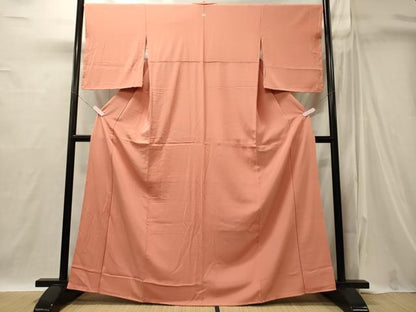 平和屋着物■上質な色無地　東雲色　正絹　逸品　未使用　CABI1819oy