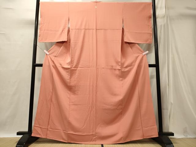 平和屋着物■上質な色無地　東雲色　正絹　逸品　未使用　CABI1819oy