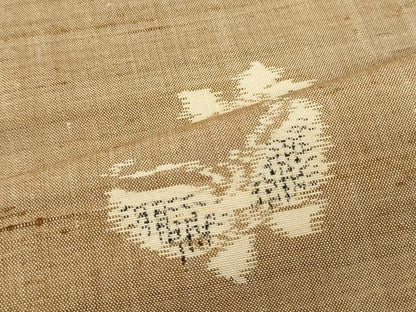 平和屋着物■上質な紬　舞蝶文　正絹　逸品　CABI1825oy