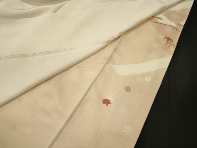 平和屋着物■豪華色留袖　雲取り御所車花文　金彩　正絹　逸品　CABI1827oy