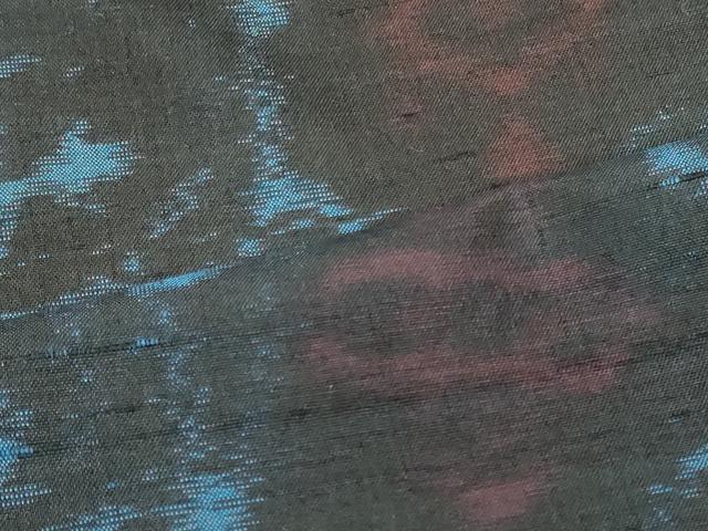 平和屋着物■上質な紬　幾何学文　正絹　逸品　CABI1830oy