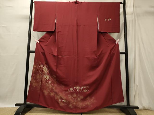 平和屋着物■訪問着　舞花文　金銀糸　さが美扱い　正絹　逸品　CABI1832oy