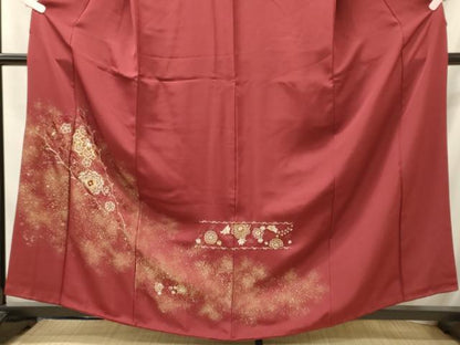 平和屋着物■訪問着　舞花文　金銀糸　さが美扱い　正絹　逸品　CABI1832oy
