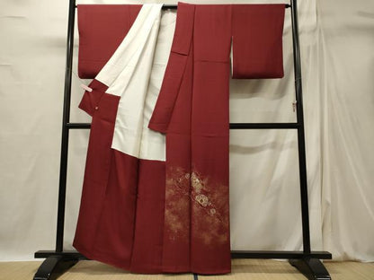 平和屋着物■訪問着　舞花文　金銀糸　さが美扱い　正絹　逸品　CABI1832oy