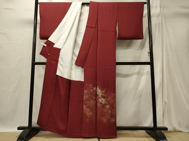 平和屋着物■訪問着　舞花文　金銀糸　さが美扱い　正絹　逸品　CABI1832oy