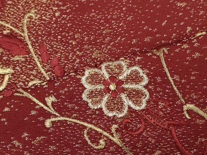 平和屋着物■訪問着　舞花文　金銀糸　さが美扱い　正絹　逸品　CABI1832oy
