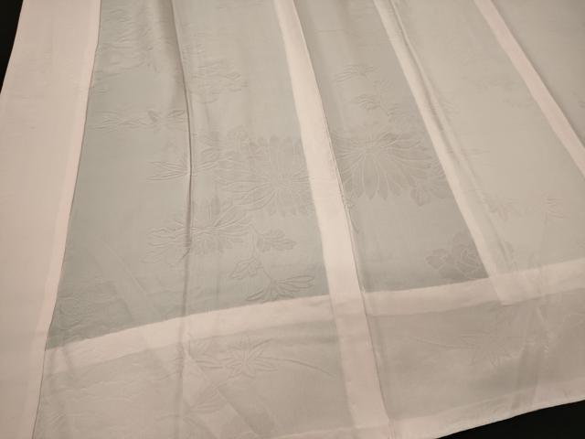 平和屋着物■長襦袢　無双仕立て　草花地紋　薄桜色　正絹　逸品　CABI1842oy