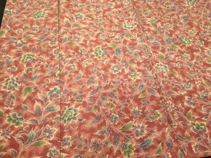 平和屋着物■上質な小紋　更紗花唐草文　正絹　逸品　CABI1843oy