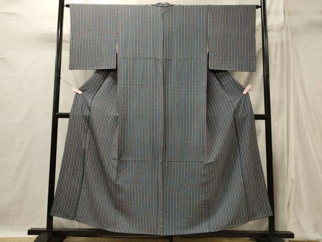 平和屋着物■上質な小紋　間道　正絹　逸品　CABI1850oy