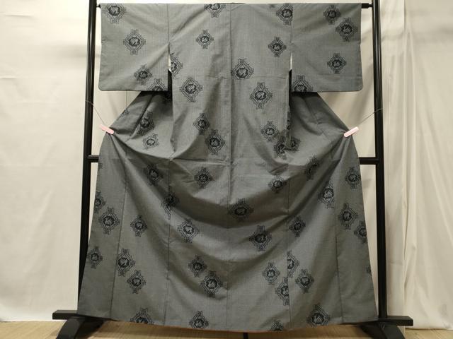 平和屋着物■上質な紬　有栖川文様　正絹　逸品　CABI1873oy