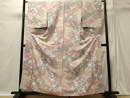 平和屋着物■上質な小紋　辻が花　正絹　逸品　CABI1874oy