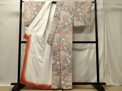 平和屋着物■上質な小紋　辻が花　正絹　逸品　CABI1874oy