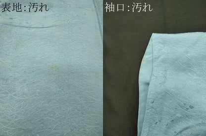 平和屋着物■上質な色無地　芝地紋　秘色色　正絹　逸品　CABI1877oy