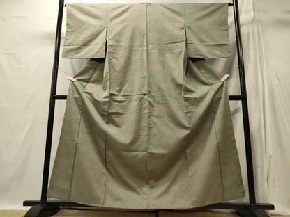 平和屋着物■上質な小紋　縞　正絹　逸品　CABI1883oy