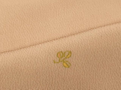 平和屋着物■上質な小紋　草葉文　正絹　逸品　CABI1894oy