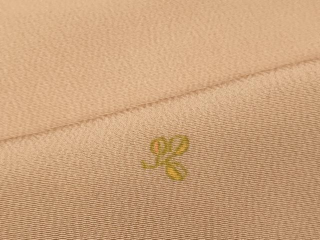 平和屋着物■上質な小紋　草葉文　正絹　逸品　CABI1894oy
