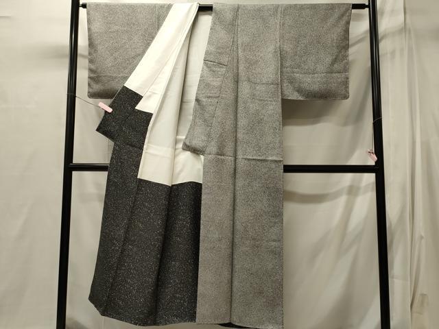 平和屋着物■上質な小紋　作家物　霞文　正絹　逸品　未使用　CABI1899oy