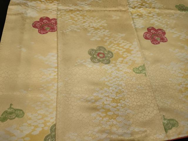 平和屋着物■上質な小紋　舞花文　暈し染め　正絹　逸品　CABI1902oy