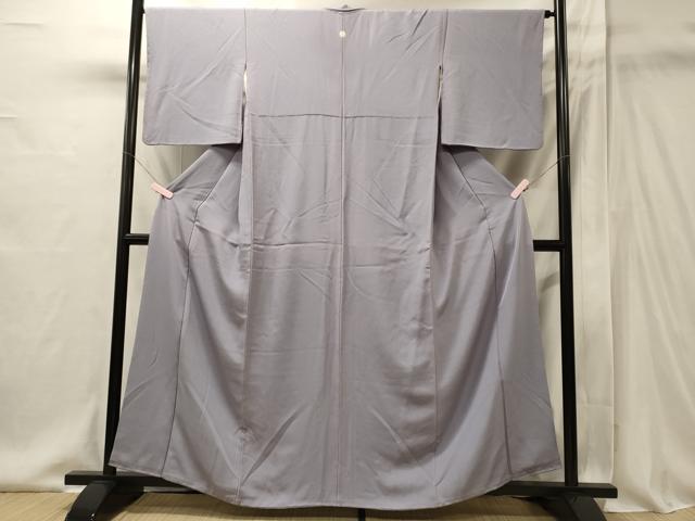 平和屋着物■上質な色無地　藤鼠色　正絹　逸品　CABI1903oy