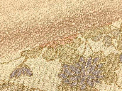 平和屋着物■上質な小紋　松皮菱花文　金彩　正絹　逸品　CABI1917oy