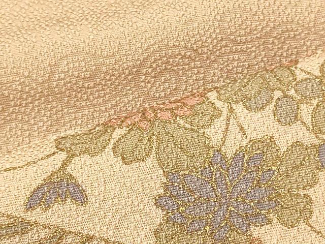平和屋着物■上質な小紋　松皮菱花文　金彩　正絹　逸品　CABI1917oy