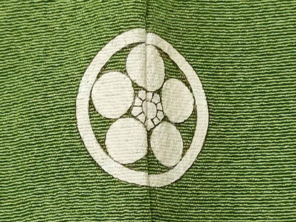 平和屋着物■上質な色無地　青丹色　正絹　逸品　CABI1922oy