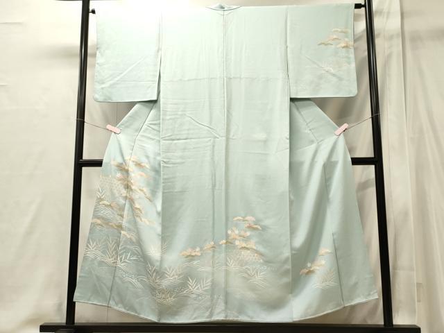 平和屋着物■訪問着　立波籬松文　暈し染め　正絹　逸品　CABI1923oy