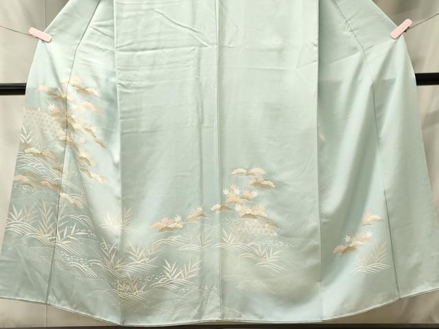 平和屋着物■訪問着　立波籬松文　暈し染め　正絹　逸品　CABI1923oy