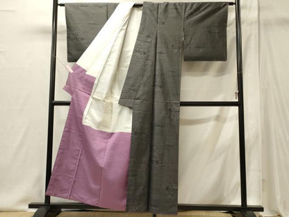 平和屋着物■本場大島紬　風景文　正絹　逸品　未使用　CABI1925oy