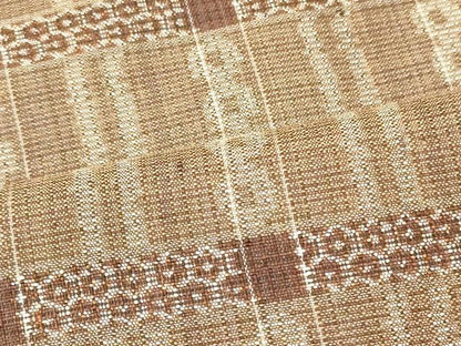 平和屋着物■上質な紬　幾何学文　正絹　逸品　CABI1929oy