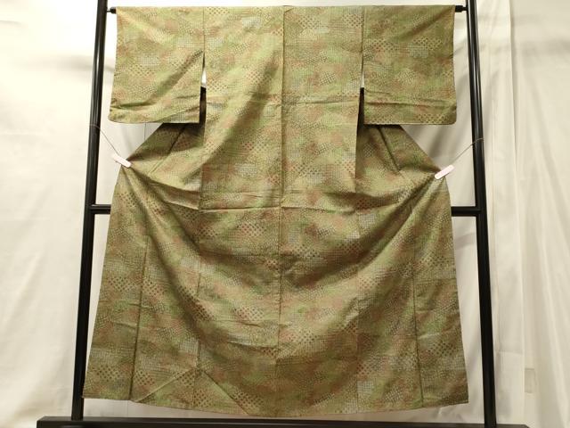 平和屋着物■上質な小紋　吉祥文　正絹　逸品　CABI1932oy