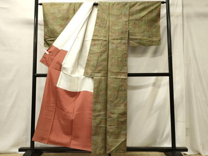 平和屋着物■上質な小紋　吉祥文　正絹　逸品　CABI1932oy