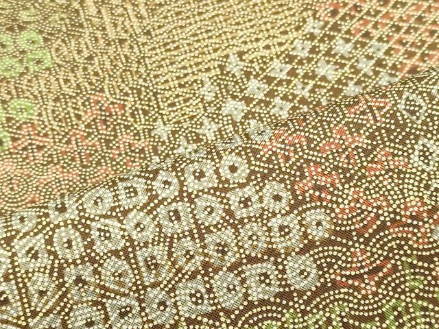 平和屋着物■上質な小紋　吉祥文　正絹　逸品　CABI1932oy