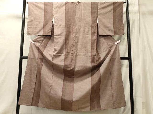 平和屋着物■上質な紬　100亀甲　間道　正絹　逸品　CABI1934oy
