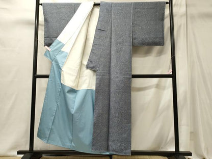 平和屋着物■上質な小紋　花唐草文　正絹　逸品　未使用　CABI1936oy