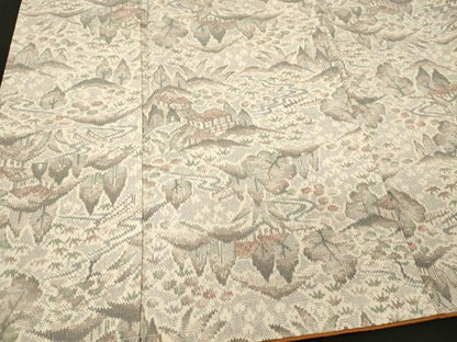 平和屋着物■上質な小紋　風景文　正絹　逸品　CABI1940oy