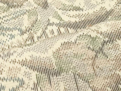 平和屋着物■上質な小紋　風景文　正絹　逸品　CABI1940oy