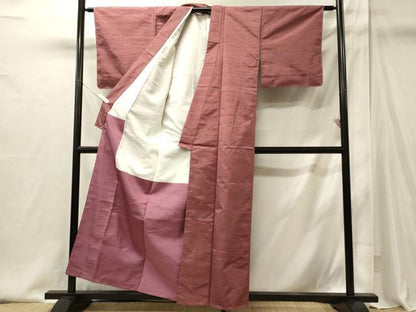 平和屋着物■上質な紬　幾何学文　正絹　逸品　未使用　CABI1941oy