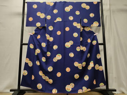 平和屋着物■上質な小紋　毬　正絹　逸品　CABI1951oy
