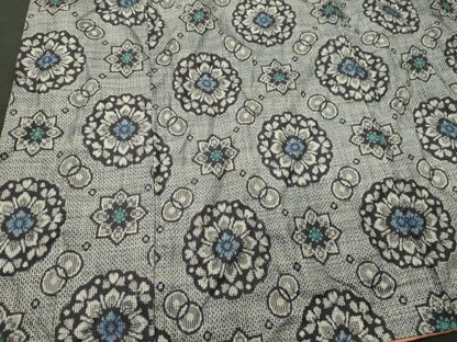 平和屋着物■上質な紬　舞花文　正絹　逸品　CABI1952oy