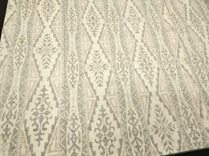 平和屋着物■上質な紬　幾何学文　正絹　逸品　未使用　CABI1954oy