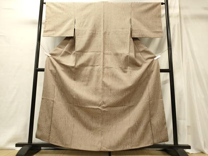 平和屋着物■上質な小紋　縞　正絹　逸品　CABI1959oy