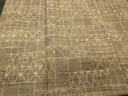 平和屋着物■上質な紬　幾何学文　正絹　逸品　CABI1961oy