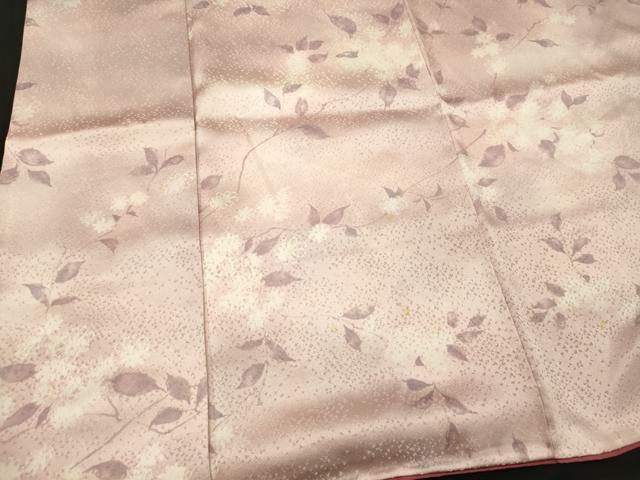平和屋着物■上質な小紋　枝花文　正絹　逸品　CABI1988oy