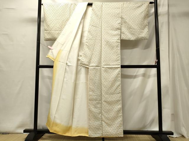 平和屋着物■上質な小紋　こま　正絹　逸品　CABI1991oy