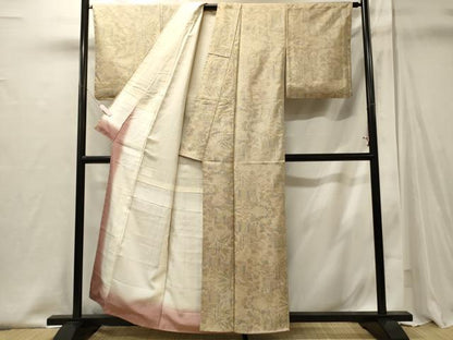 平和屋着物■本場大島紬　7マルキ　貝桶花文　正絹　逸品　CABI1994oy