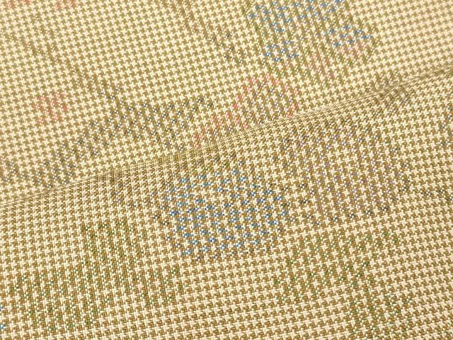 平和屋着物■本場大島紬　7マルキ　貝桶花文　正絹　逸品　CABI1994oy