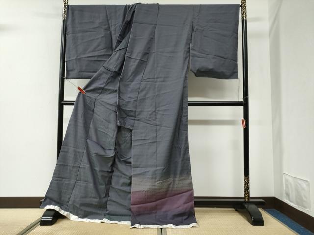 平和屋着物●ひなや工房　くむ・あむ・おる　伊豆蔵明彦　色留訪問着　天平小袖　吉祥花文　暈し染め　仮絵羽 正絹 逸品 未使用 CABI2001yc