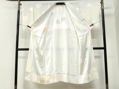 平和屋着物●長襦袢　無双仕立て　作家物　梅しぼり　暈し染め　正絹　逸品　CABI2011yc